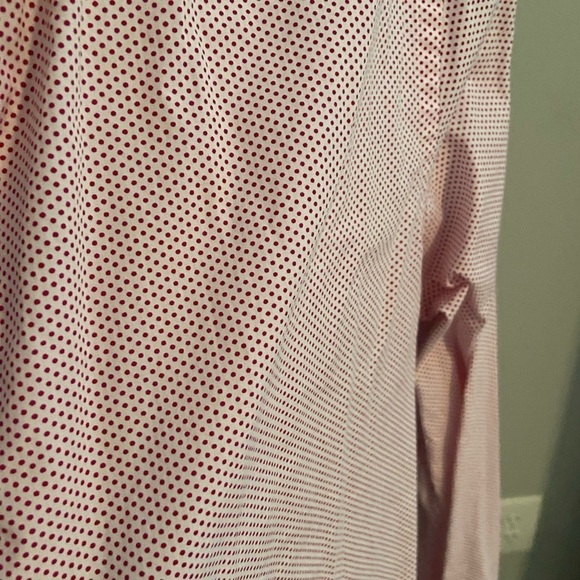 Express size medium polka dot button up shirt - Picture 3 of 4